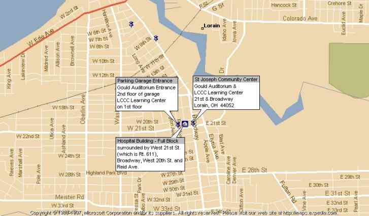 St Joseph's Map